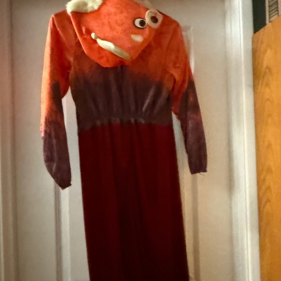 Disney Pixar Turning Red Orange Mei Panda Costume Hoodie Unisex Kid Sz 10/12 - Picture 7 of 12
